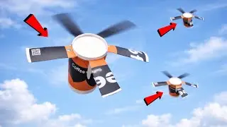 Gays ke paper helicopter Kitna mast Udata hai dekhiae☺ how to make paper helicopter