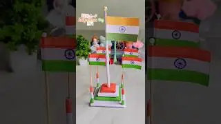 DIY Independence Day Craft idea 🇮🇳 2025 #shorts #art #independenceday#15august #diy #craft #handmade