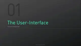 C4D Fundamentals | 01 - The User-Interface Basics - A Cinema4D Quick Start