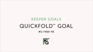 Keeper Goals - QuickFold Aluminum Soccer Goal