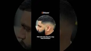 Mid-skin fade Step-by-step easy technique VC:@luisbarber25#barber#ukbarber#qskipper#menshaircuts