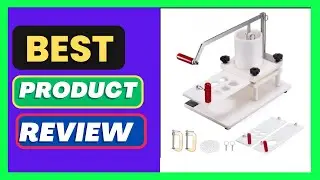 VEVOR Commercial Burger Patty Maker, 3 Convertible Mold(2/4/5-inch) Manual Beef Patty Maker,