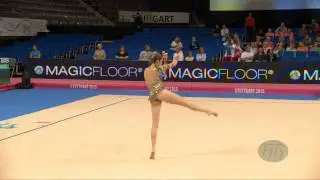 Natalia GAUDIO (BRA) 2015 Rhythmic Worlds Stuttgart - Qualifications Clubs