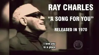 Ray Charles - A Song For You | MUSIC VIDEO SD (with lyrics) 1970