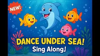 Dolphin Dance Party 🐬 Underwater | Nursery Rhyme | Kids Songs & Learning Videos @cuteminikey1