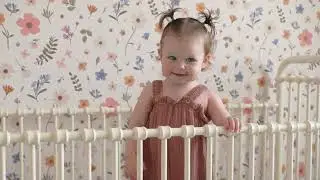 Loomwell Removable Wallpaper Floral Nursery