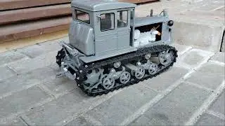 Заводим трактор Т-74. RC модель в масштабе 