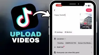How To Upload Videos On TikTok in SECONDS!