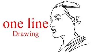 ONE LINE ART CHALLENGE *one continuous line for 10 Minutes* (pencil edition)