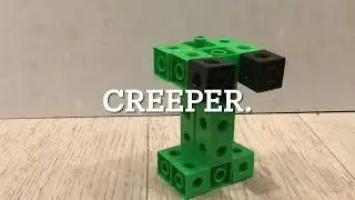 Minecraft  with Snap Cubes 