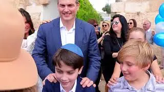 בר מצווה בכותל - כותל הפקות חוגגים עם אדם דויד  וולט 054-4399622