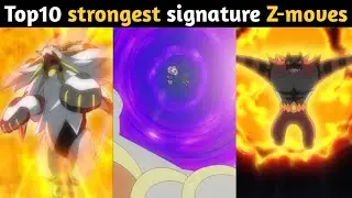 Top10 strongest Z-moves in pokemon || strongest signature Z-moves ranked.