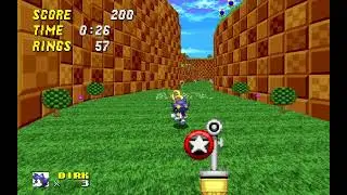 Sonic Robo Blast 2 - Greenflower Zone Act 1 (as Dirk)