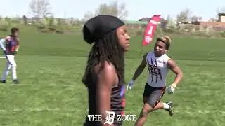 2028 CB/WR/S Allen Harris highlights from Red Zone Elite Chicago