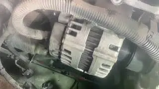 Changing alternator 2008 Volvo XC90 solved