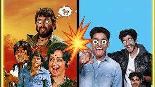 Sholay Movie By R2H Funny Fan Movement🤣😂#r2h #Funny#sholay #movie #Trending#comedy #shorts #viral 