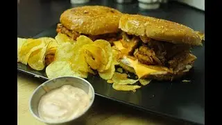 SMOKED CHICKEN FAJITA SANDWICHES | Chicken Burger | Chicken Sandwich Recipe By COOK WITH FAIZA