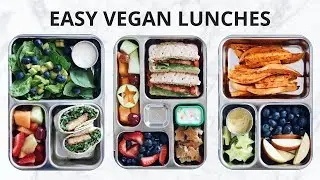 EASY VEGAN SCHOOL LUNCH IDEAS (IN A BENTO BOX)