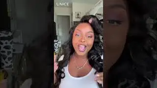 UNice Pre-pluck 13x4 Lace Front Wig Loose Wave Face-Framing Layers And Side-Swept Bangs