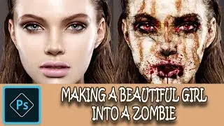 🆕🔥Photoshop tutorial video 2019: Horror photo editor using Photoshop| Zombie Horror effect
