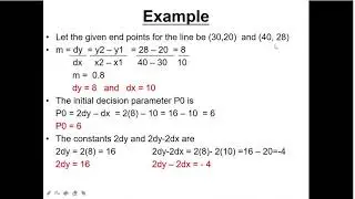 #163 || 7 Bresenham's Line Drawing Algorithm Example || Class With Sonali