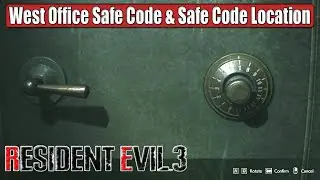 Resident Evil 3 Remake | West Office Safe Code | West Office Safe Code Location