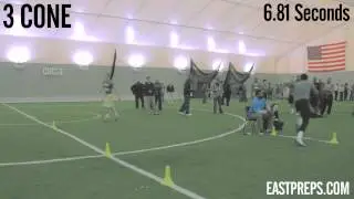 D2 D3 PRO DAY Jeremiah Saffold Doane College  WR 2012 D2 D3 /NAIA NATIONAL SCOUTING COMBINE