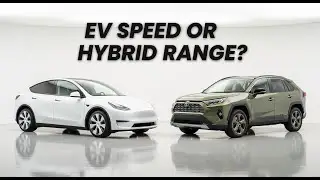 EV Speed or Hybrid Range? - 2025 Tesla Model Y vs Toyota RAV4 Hybrid
