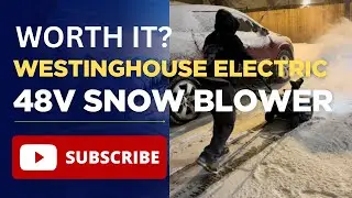 Westinghouse Battery Powered 48-volt Push Snow Blower - Real Test & Honest Review | LCG