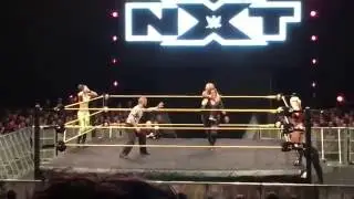 Bayley And Carmella vs Bliss And Nia Jax NXT Dublin!