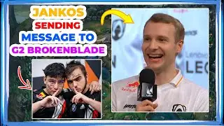 Jankos Sending MESSAGE to G2 BrokenBlade on LEC Broadcast 👀