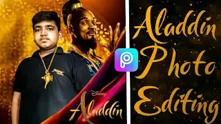Aladdin photo editing || picsart Aladdin and genie photo editing.