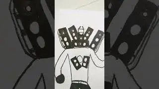 titan speakerman drawing