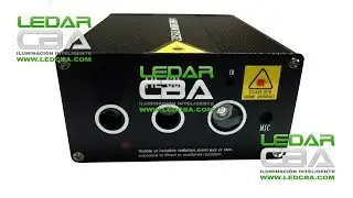 LASER SHOW HL-60 150 MW ROJO Y VERDE + LUZ NEGRA + AUDIORITMICO / AUTOM&Aacute;TICO