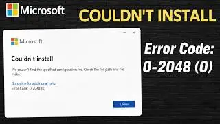 Как исправить ошибку с кодом 0-2048 при установке Microsoft Office LTSC