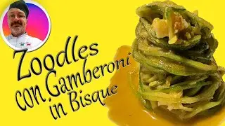Zoodles coi Gamberoni #zoodles #keto #cheto