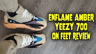 Adidas Yeezy Boost 700 Enflame Amber On Feet Review (GW0297)