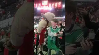 Lileighs awesome show basketball game with Hairy Dawg