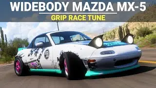 Forza Horizon 5 Tuning - Widebody Mazda MX-5 Miata MK1, FH5 Grip Race Build, Tune & Gameplay