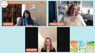 Community building with Jo Bartlett, Jessica Redland and Helen Rolfe 💗