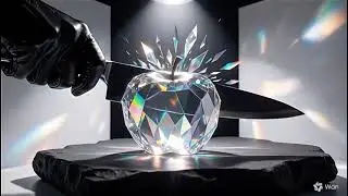 Crystal Magic Apple Cutting ✨🍎 So Satisfying You'll Be Hypnotized!