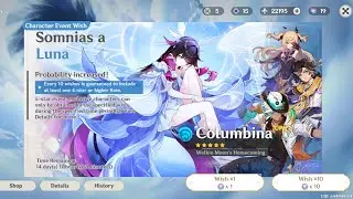 My Genshin Impact Gameplay: Wishing for Columbina, Her Weapon & Surprise Pulls, with Overview!