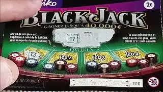 GRATTAGE DE 10 BLACK JACK