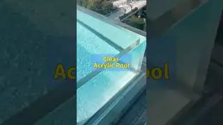 LanHu Acrylic Project Case: clear acrylic pool#RooftopPool#InstaPool#ViralPool#PoolManufacturer