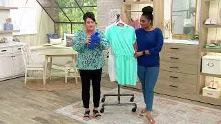 Belle by Kim Gravel Packabelle Drawstring Waist Dress on QVC