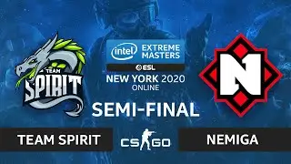 CS:GO - Team Spirit vs. Nemiga [Inferno] Map 1 - IEM New York 2020 - Semi-final - CIS