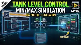 PLC to PLC Communication (PUT/GET) with LabVIEW SCADA | TIA Portal