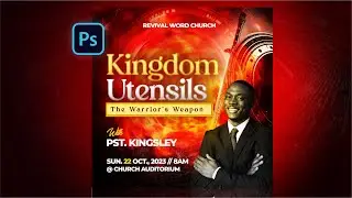HOW TO DESIGN CHURCH FLYER IN ADOBE PHOTOSHOP