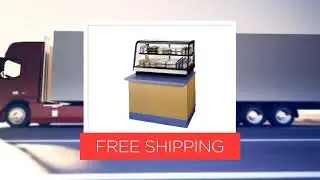 Federal Industries CRR3628SS Counter Top Refrigerated Self Serve Rear Mount Merchandiser