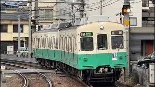 琴電1200形 (1215F編成)普通長尾行 片原町駅入線シーン